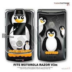 WraptorSkinz Motorola Razor (Razr) V3m Skin Penguins Kit by TuneTattoo