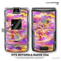 WraptorSkinz Motorola Razor (Razr) V3m Skin Tye-Dye Pastel Kit by Tune