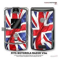 WraptorSkinz Motorola Razor (Razr) V3m Skin Union Jack Kit by TuneTatt