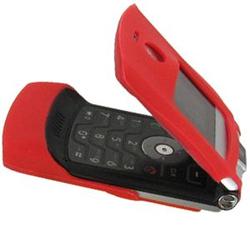 Wireless Emporium, Inc. Motorola V3 Razr Series Silicone Case (Red)