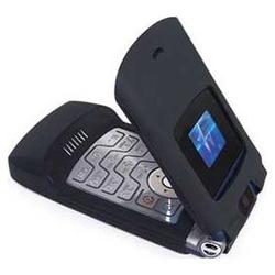Wireless Emporium, Inc. Motorola V3 Razr Series Silicone Protective Case (Black)