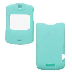 Wireless Emporium, Inc. Motorola V3/V3m/V3c Baby Blue Snap-On Protector Case Faceplate