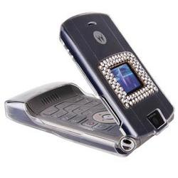 Wireless Emporium, Inc. Motorola V3/V3m/V3c Bling Trans. Clear Snap-On Protector Case Faceplat