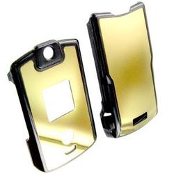 Wireless Emporium, Inc. Motorola V3/V3m/V3c Razr Chrome (Gold) Snap-On Protective Case