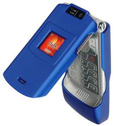 Wireless Emporium, Inc. Motorola V3xx Rubberized Protector Case w/Clip (Blue)