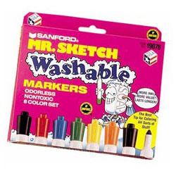 Sanford Mr. Sketch 12-Color School Pack Washable Watercolor Markers