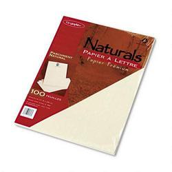 Geographics Naturals™ Collection Letterhead, 24-lb., 8-1/2 x 11, Parchment Natural, 100/Pack (GEO45846)