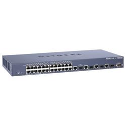 Netgear ProSafe FSM7328S 24-Port Managed Stackable Switch - 24 x 10/100Base-TX LAN, 4 x 10/100/1000Base-T