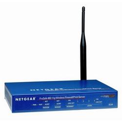 Netgear ProSafe FWG114P Wireless Firewall Router with USB Print Server - 4 x LAN, 1 x WAN, 1 x USB Printer