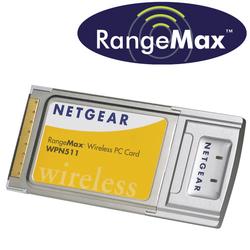 Netgear WPN511 RangeMaxWireless PC Card