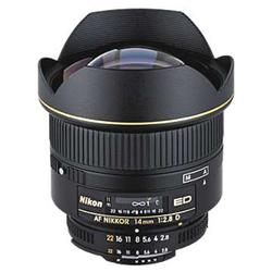 Nikon 14mm f/2.8D ED AF Nikkor Super Wide Angle Lens - f/2.8