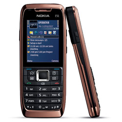 NOKIA - E SERIES Nokia E51 Unlocked Cellular Phone -- Rose Steel