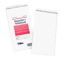 Tops Business Forms Notebook, Gregg, 70 Sheets, 4x8, White (TOP80304)