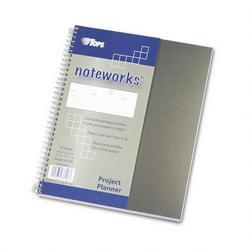 Tops Business Forms Noteworks® Project Planner with Poly Cover, 8-1/2 x 6-3/4, Metallic Gold (TOP63826)