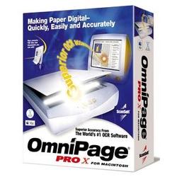 SCANSOFT Nuance OmniPage Pro X v.10.0 - Complete Product - Standard - 1 User - Mac (9401A-G00-10.0)