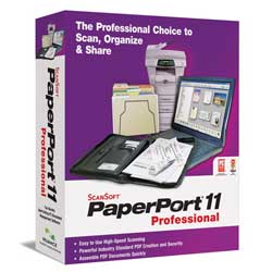 NUANCE COMMUNICATIONS Nuance ScanSoft PaperPort v.11.0 Professional - Complete Product - Standard - 1 User - PC