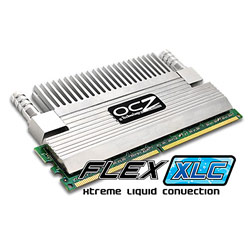 OCZ Technology OCZ 2GB ( 2 x 1GB ) Flex XLC Heatsink Edition PC2-9200 1150MHz DDR2 240-pin Memory Kit