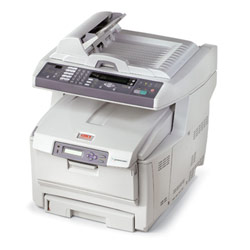OKIDATA OKI C5550n Multifunction Color Laser Printer - Print, Copy, Scan, Fax
