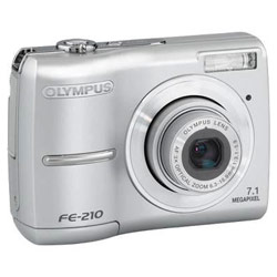 Olympus FE-210 Digital Camera - 16:9 - 4x Digital Zoom - 2.5 Active Matrix TFT Color LCD