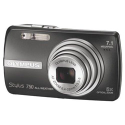 Olympus Stylus 750 7.1 Megapixel Digital Camera - Black