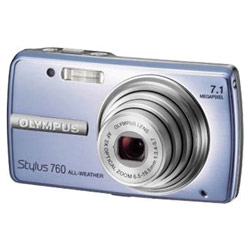 Olympus Stylus 760 7 Megapixel Digital Camera - Blue