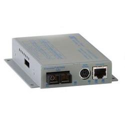 OMNITRON SYSTEMS Omnitron iConverter 10/100M Media Converter and Network Interface Device - 1 x RJ-45 , 1 x ST Duplex - 10/100Base-TX, 100Base-FX (8901-1-W)