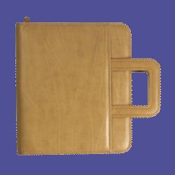 Daytimer/Acco Brands Inc. Organizer Starter Set Smooth Simulated Leather Attach , 8-1/2x11, Camel (DTM49311)