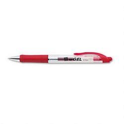 Avery-Dennison eGEL™ Retractable Gel Ink Roller Ball Pen, Medium, 0.7mm Point, Red Ink (AVE49987)