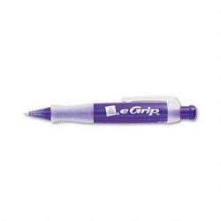 Avery-Dennison eGrip™ Retractable Ballpoint Pen, Refill, Med Point, Purple Barrel, Black Ink (AVE49514)