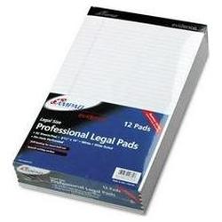 Ampad/Divi Of American Pd & Ppr evidence® perforated top 8-1/2x14 pads, legal rule, red margin, white, 50 shts, dozen (AMP20330)