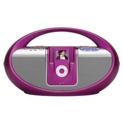 Ilive iLIVE IBR2807DPPNK Player Dock/Radio Boombox - Pink