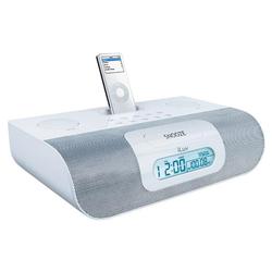 JWIN jWIN I177WHT iPod Speaker System With AM/FM Radio & Dual Alarm (White)