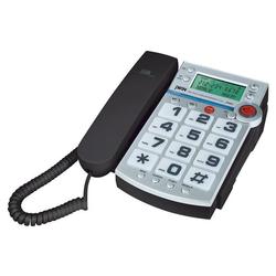 JWIN jWIN JT-P551 Caller ID Phone (FSK / DTMF) With 2.4GHz Wireless Emergency Remote Control - 1 x Phone Line(s) - Black
