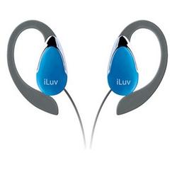 Iluv jWIN iLuv i201 Stereo Earphone - Connectivit : Wired - Stereo - Over-the-ear - Blue