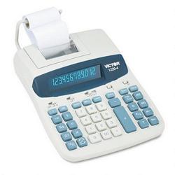 Victor 1220 4 2 Color Printing Calculator, 12 Digit, Margin, Tax, Item Count, Time/Date