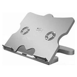 HandStands 2-Fan Laptop Notebook Cooling Stand (silver)