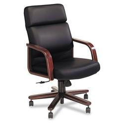 HON 2900 Series High Back SwivelTilt Chair with Wood Arms