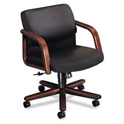 HON 2900 Series Mid Back SwivelTilt Chair with Wood Arms