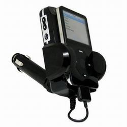 Satechi 5 in 1 Car Kit (Black) iPod Fm Tranmitter Holder Charger USB