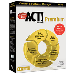 SAGE - ACT! CORPORATE RETAIL ACT! by Sage Premium 2009 (11.0) Multi-User Value Pack