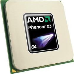 AMD Phenom X3 Tri-core 8750 2.4GHz Processor - 2.4GHz - 3600MHz HT - 1.5MB L2 - 2MB L3 - Socket AM2+ (HD875ZWCGHBOX)