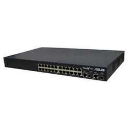 Asus ASUS GigaX2024X Fast Ethernet Managed Switch - 2 x SFP (mini-GBIC) Shared - 24 x 10/100Base-TX LAN, 2 x 10/100/1000Base-T