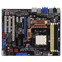 Asus ASUS M3N WS Workstation Board - nVIDIA GeForce 8200 - HyperTransport Technology - Socket AM2+ - 2600MHz, 1000MHz, 800MHz HT - 8GB - DDR2 SDRAM - DDR2-1066/PC2-8