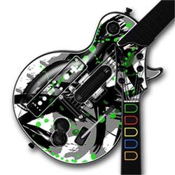 WraptorSkinz Abstract 02 Green Skin by TM fits Nintendo Wii Guitar Hero III (3) Les Paul Controller
