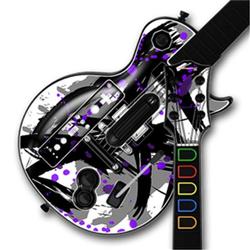 WraptorSkinz Abstract 02 Purple Skin by TM fits Nintendo Wii Guitar Hero III (3) Les Paul Controller