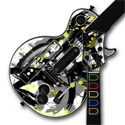 WraptorSkinz Abstract 02 Yellow Skin by TM fits Nintendo Wii Guitar Hero III (3) Les Paul Controller