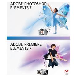 Adobe Software Adobe Photoshop Elements v.7.0 & Adobe Premiere Elements v.7.0 - 1 User - PC (65027100)