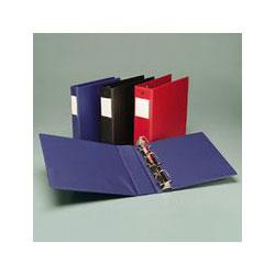 Samsill Corporation Antimicrobial Locking D Ring Binder for 11x8 1/2 Sheets, 1 1/2 Cap., Dark Blue
