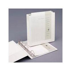 Samsill Corporation Antimicrobial Locking D Ring View Binder, 1 1/2 Capacity, White