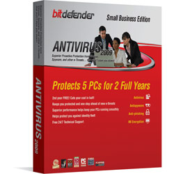 BitDefender Antivirus 2009 SB Pk -2YR/5PC